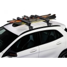 Aluminiowy uchwyt narciarski na 6 par nart lub 4 desek snowboardowych.