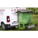 Platforma transportowa montowana na hak holowniczy tragarz auto z ulem