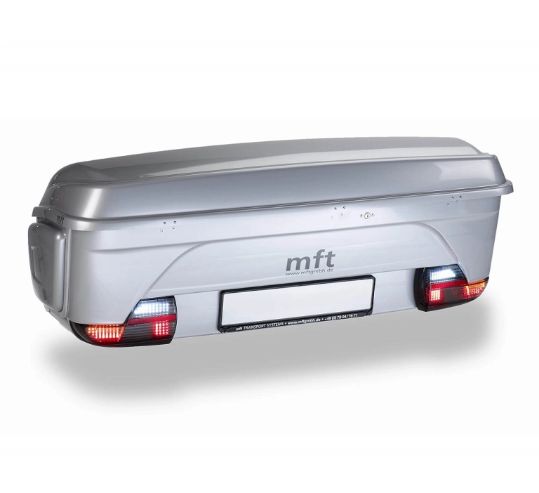Kufer na hak BackBox MFT silver 300L