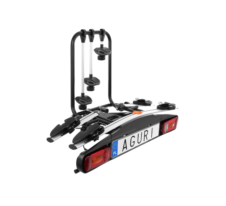 Bagażnik platforma na 2 rowery AGURI Active Bike 2 Silver