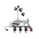 Bagażnik platforma na 3 rowery AGURI Cruiser 3 Silver