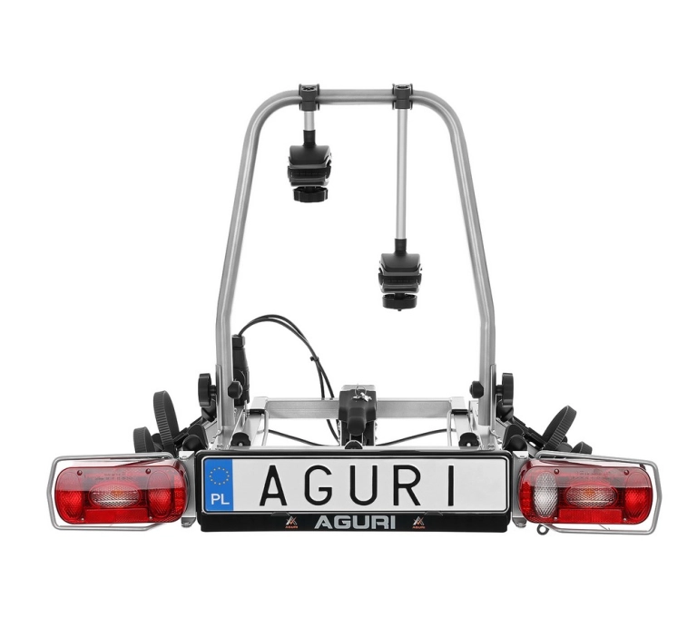 Bagażnik platforma na 2 rowery AGURI Cruiser 2 Silver