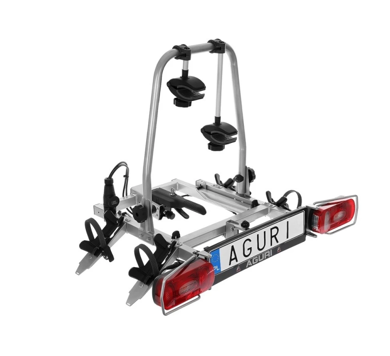Bagażnik platforma na 2 rowery AGURI Cruiser 2 Silver