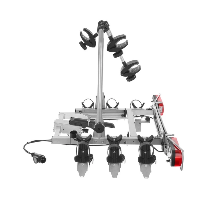 Bagażnik platforma na 3 rowery AGURI Cruiser 3 Silver