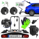 Bagażnik platforma na 2 rowery AGURI Active Bike 2 Silver