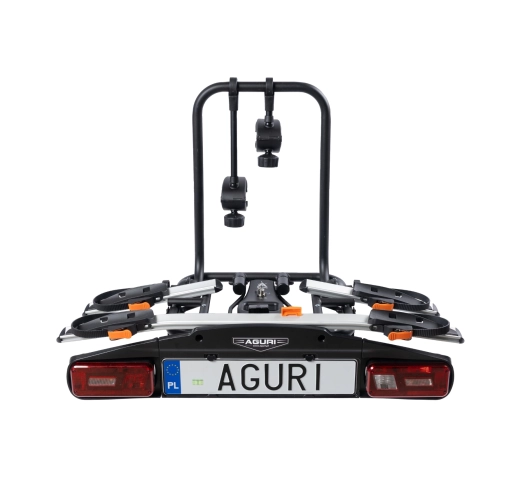 Bagażnik rowerowy na hak Aguri Active Bike PRO 2 Silver