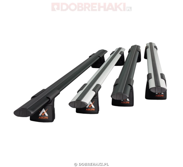 Bagażnik dachowy VW Caddy Van 4/5D 2008-2014 | AGURI RUNNER II czarny