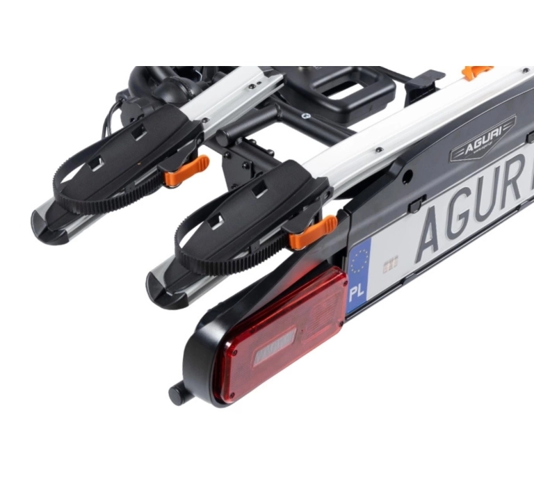 Bagażnik rowerowy na hak Aguri Active Bike PRO 2 | SILVER