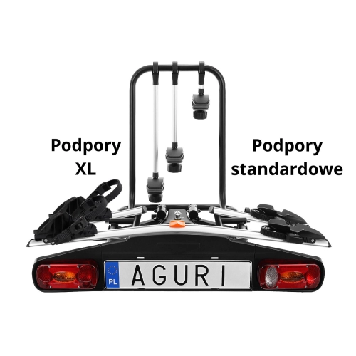 Podpory XL pod szerokie opony do bagażników AGURI Active Bike