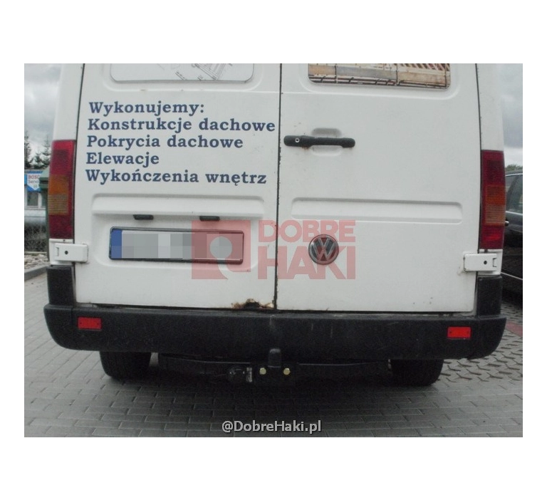 Hak holowniczy VW LT 28/46 3,55/4,025m furgon bez stopnia, pojedyncze koła 1996-2006