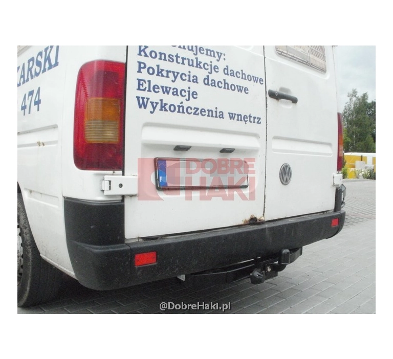 Hak holowniczy VW LT 28/46 3,55/4,025m furgon bez stopnia, pojedyncze koła 1996-2006