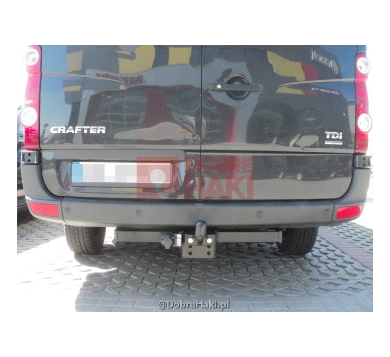 Hak holowniczy VW CRAFTER I 3,665/4,325m furgon bez stopnia, pojedyncze/podwójne koła 2006-2016