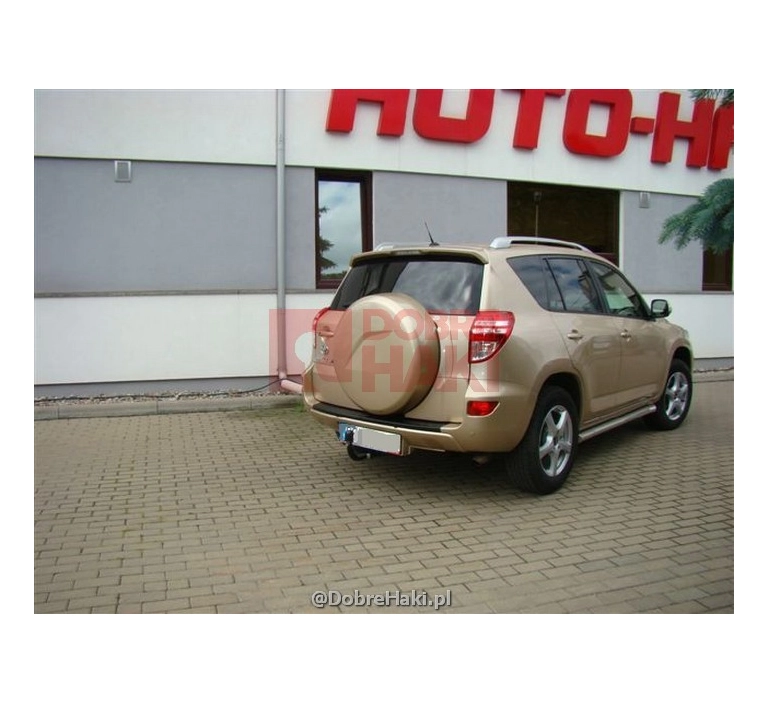 Hak holowniczy Toyota RAV4 5 drz. z kołem zapasowym, kierunki w lusterkach 2009-2013