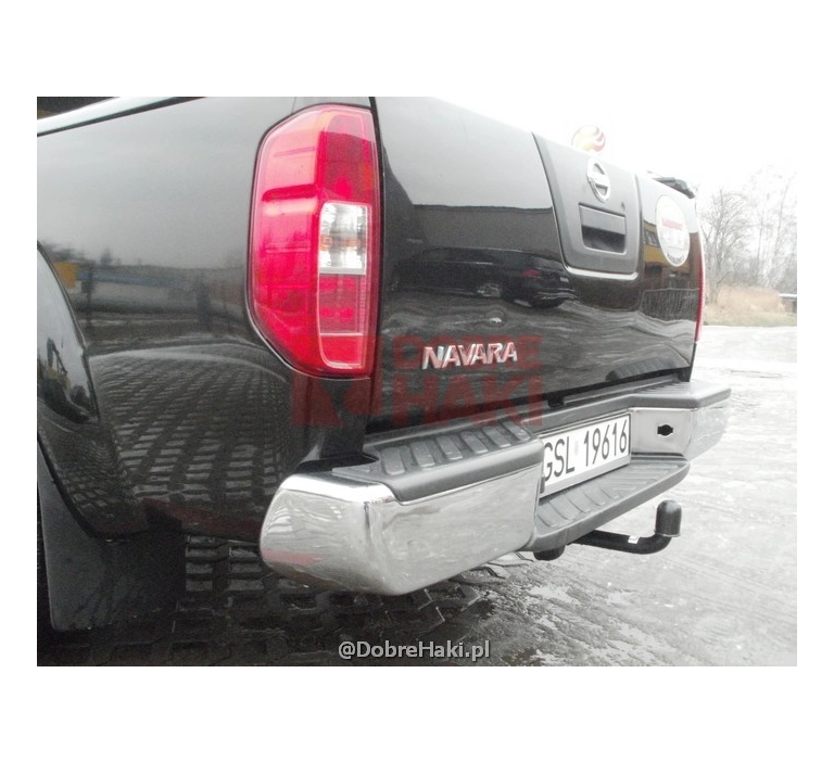 Hak holowniczy NISSAN NAVARA (D40) tradycyjny zderzak 2005-2010