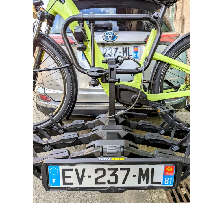 Bagażnik na hak dla 3 rowerów BuzzRack Scorpion PRO 3 | E-BIKE