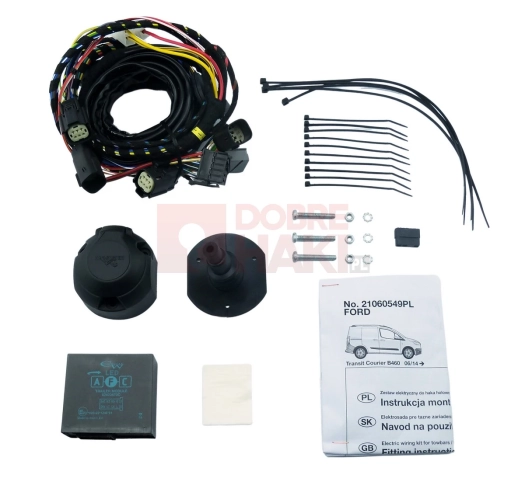 Wiązka haka dedykowana Ford Transit Courier / Tourneo Courier * 06.2014-11.2023 /13-PIN/