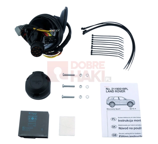 Wiązka haka dedykowana Land Rover Land Rover Discovery Sport ( z LED) 02.2015-07.2019 /13-PIN/