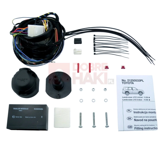 Wiązka haka dedykowana Toyota Land Cruiser J15 11.2009-08.2024 /13-PIN/