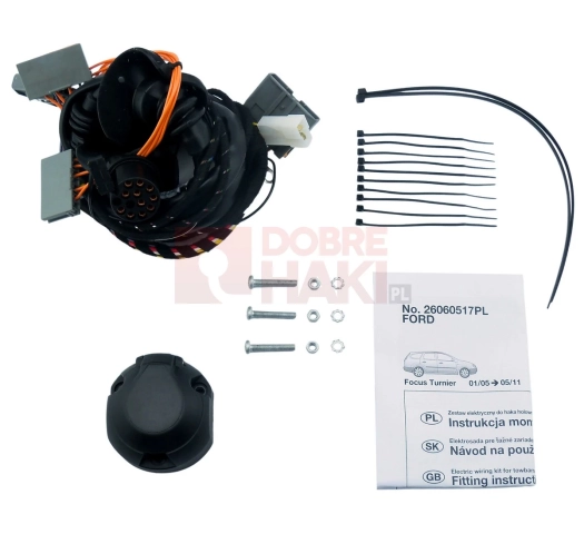 Wiązka haka dedykowana Ford Focus Kombi 01.2005-05.2011 /13-PIN/