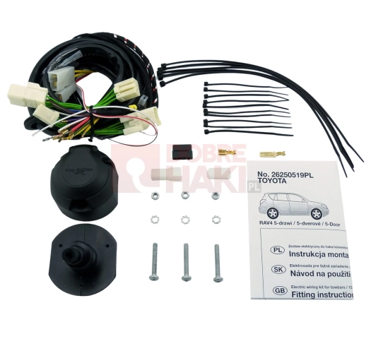 Wiązka haka dedykowana Toyota RAV 4 02.2006-03.2013 /13-PIN/