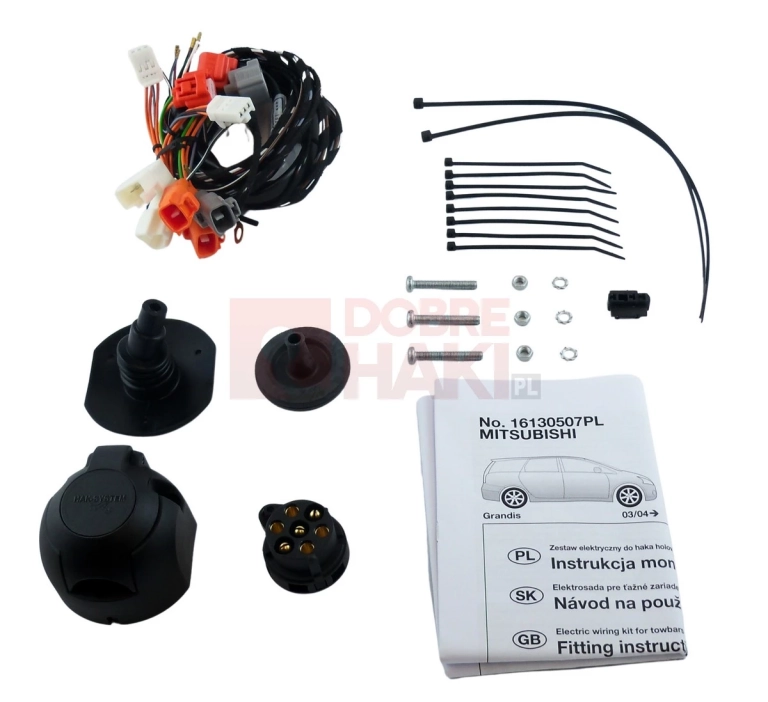 Wiązka haka dedykowana Mitsubishi Grandis 03.2004-10.2025 /7-PIN/
