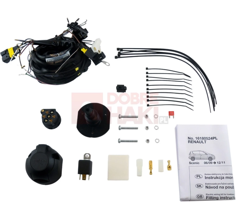 Wiązka haka dedykowana Renault Grand Scenic III 04.2009-12.2011 /7-PIN/