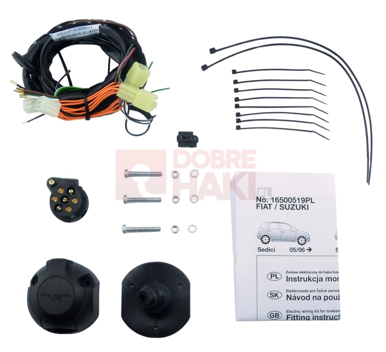 Wiązka haka dedykowana Suzuki SX 4 06.2006 – 08.2013 /7-PIN/