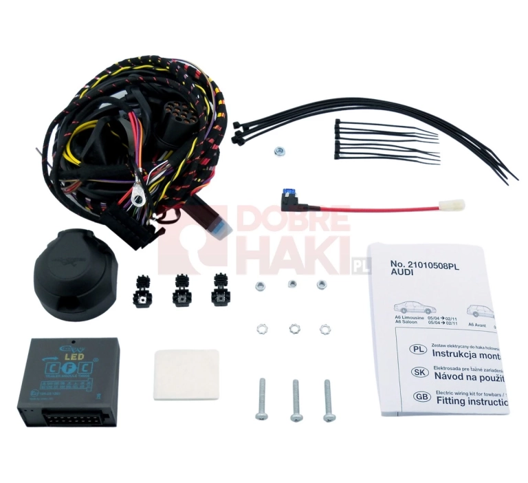 Wiązka haka dedykowana Audi Allroad Quattro 06.2006-04.2012 /13-PIN/