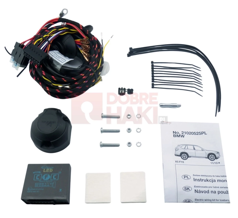 Wiązka haka dedykowana BMW X5 F15 11.2013> /13-PIN/