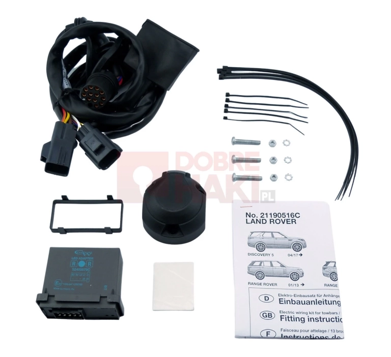 Wiązka haka dedykowana Land Rover Land Rover Discovery 5 ( z LED ) 04.2017-12.2020 /13-PIN/