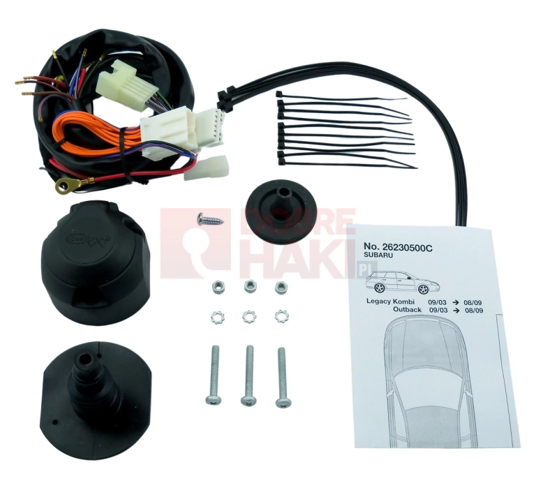 Wiązka haka dedykowana Subaru Legacy Kombi 09.2003-08.2009 /13-PIN/