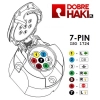 gniazdo elektryczne haka holowniczego gniazdo przyczepy 7 pin