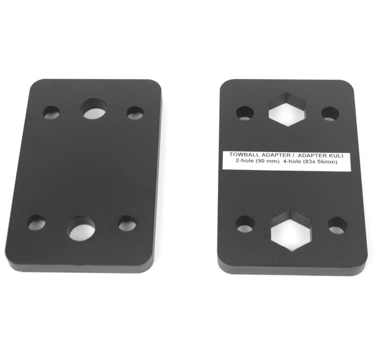 Adapter kuli kutej z 2 otworów 90mm na 4 otwory 83x56mm
