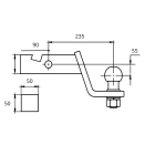 Adapter usa kula z przetyczką IMIOŁA SM/203