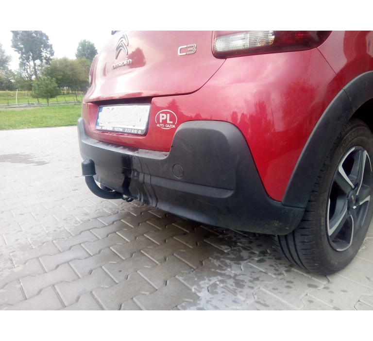 Hak holowniczy CITROEN C3 III 5 drzwi 2016-2024