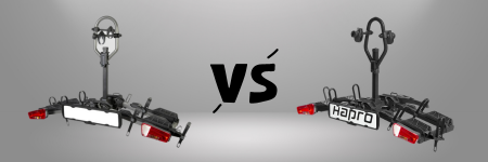 Bagażniki na rowery INTERPACK Spider 2E vs. HAPRO XFold II - który wybrać?