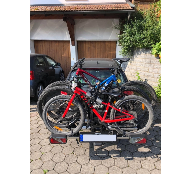 Bagażnik platforma na 3 rowery PROUSER Diamant FG3