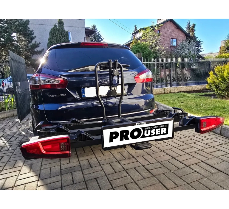 Bagażnik platforma na 3 rowery PROUSER Diamant FG3 BLACK LED