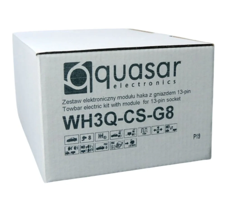 Wiązka haka z modułem 13-pin WH3QCS-G8
