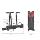 Bagażnik rowerowy na hak SPINDER TX3 LED