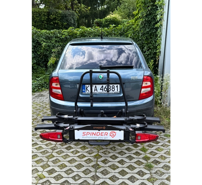 Bagażnik platforma rowerowa na hak SPINDER LX2 LED