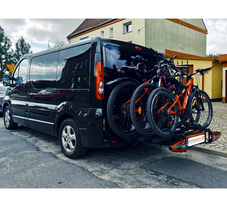 Bagażnik platforma rowerowa na hak SPINDER SL3 | przesuwny i składany