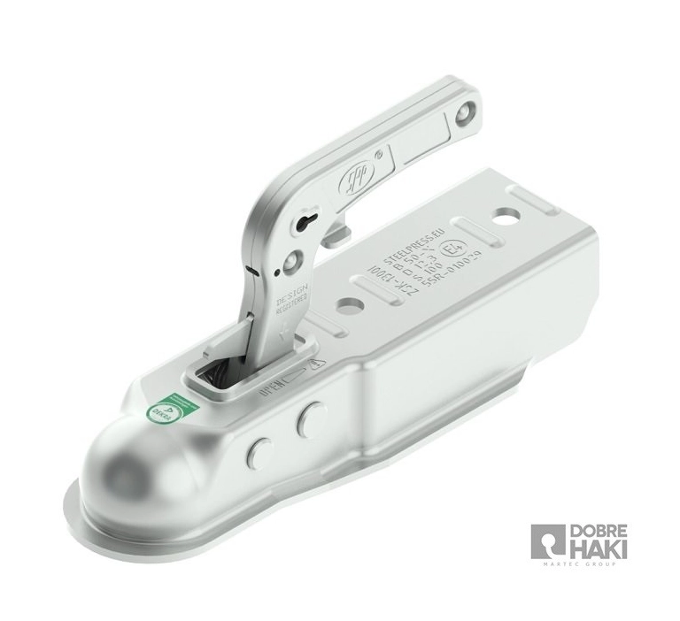 Zaczep kulowy przyczepy na dyszel kwadratowy 40mm - uciąg 1300kg ZSK-1300K