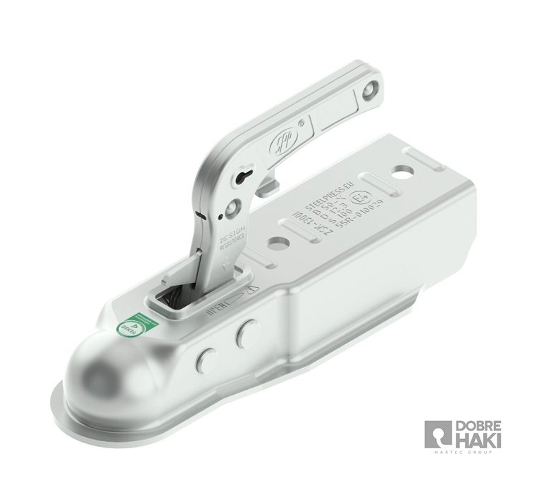 Zaczep kulowy przyczepy na dyszel kwadratowy 60mm - uciąg 750kg ZSK-750I